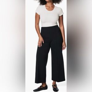 Spanx The Perfect Pull-On Crop Wide Leg Ponte Pants Size XL